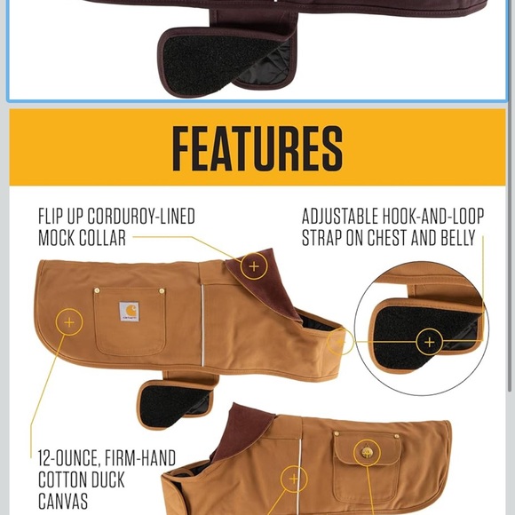 Carhartt Brown Dog Vest - Picture 5 of 8